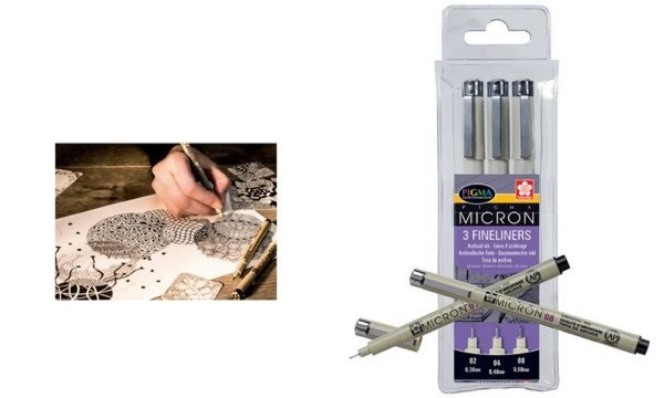 Image SAKURA_Fineliner_PIGMA_MICRON_3er_Etui_schwarz_img1_4373698.jpg Image