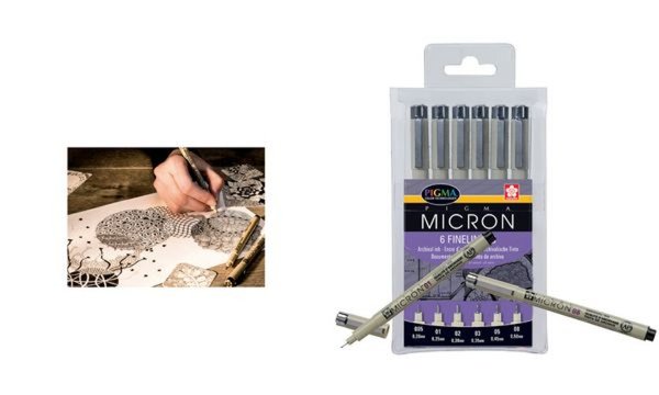 Image SAKURA_Fineliner_PIGMA_MICRON_6er_Etui_schwarz_img2_4373700.jpg Image