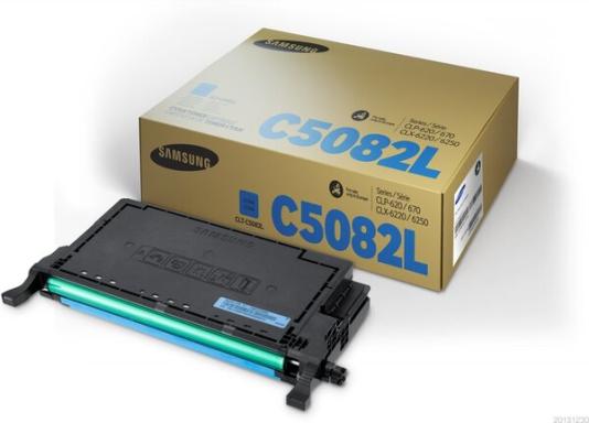 SAMSUNG CLT C5082L Cyan Tonerpatrone (SU055A)