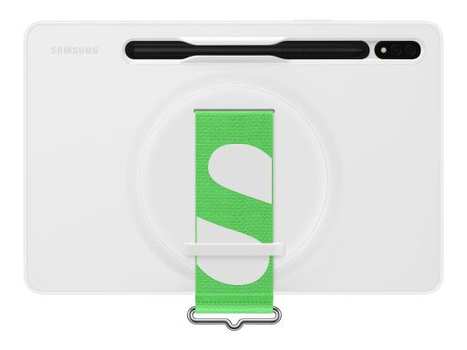 SAMSUNG EF-GX700CWEG Strap Cover für Galaxy Tab S8, weiß