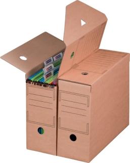 Archiv-Ablagebox braun f. Hängemappen Innenmaß: 239x115x328 mm