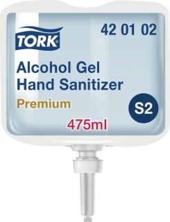 Mini Händedesinfektionsgel, 475 ml, mit 80% denaturiertem Alkohol, S2