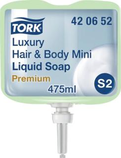 Mini-Flüssigseife Hair & Body, Dusch- gel, Schampoo und Pflegespühlung in