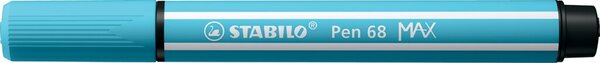 STABILO Fasermaler Pen 68 MAX, azurblau