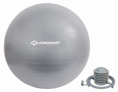 SCHILDKRÖT Gymnastikball, Durchmesser: 650 mm, silber