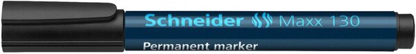 Schneider Permanentmarker Maxx 130 Rundspitze 1-3mm, schwarz