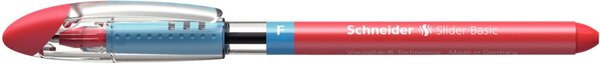 Kugelschreiber SLIDER Basic 0,7mm Strichstärke F, Visco Glide, rot