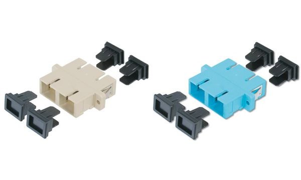 SC / SC DUPLEX COUPLER GREY