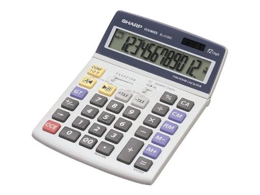 SHARP EL-2125C DESK CALCULATOR GT-FC