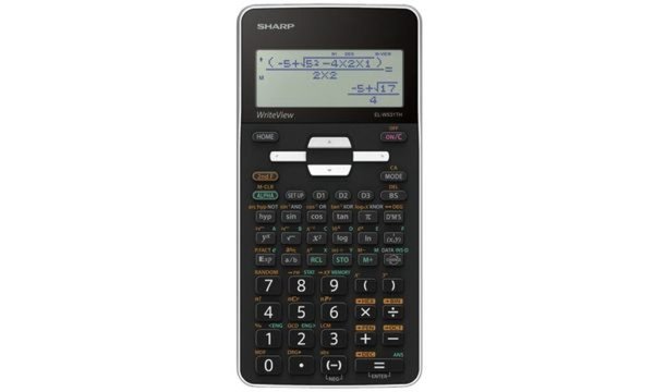 SHARP Schulrechner EL-W531TH, Batte riebetrieb, schwarz (5215760)