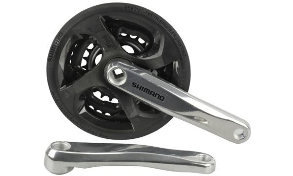 SHIMANO Fahrrad-Kurbelgarnitur, 6-/ 7-/8-fach (11610206)