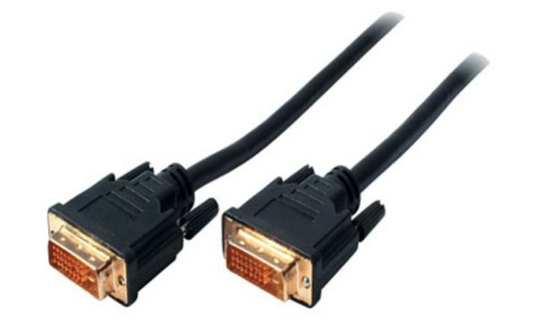 SHIVERPEAKS DVI-D/DVI-D 5m DVI-D DVI-D Männlich Männlich Gold Schwarz (BS77445)