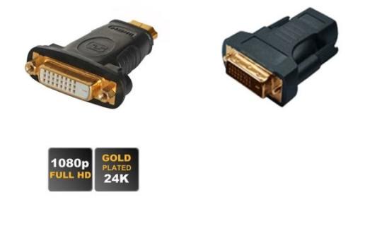 SHIVERPEAKS HDMI Adapter BASIC-S, HDMI Stecker - DVI-D 24 + 1 Kupplung (BS77400)
