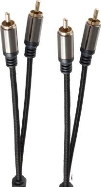 SHIVERPEAKS PRO Serie II Audio Stereo Cinch Kabel 2.5m - Kabel - Audio/Multimed