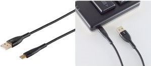 SHIVERPEAKS PRO Serie II USB 2.0 Kabel, C-Stecker- A-Stecker 1,0 m, vergoldete 