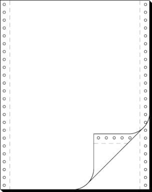 SIGEL Computer Paper - Perforiertes Papier ohne Kohlenstoff - 305 x 240 mm - 60