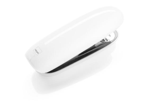 SIGEL Heftgerät EYE:STYLE, weiß - schwarz Kunststoff-Acryl Kombination, Heftlei