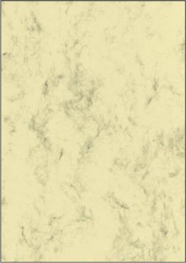 SIGEL Motivpapier Sigel Marmor-Papier DP397 DIN A4 200 g/m² 50 Blatt Beige