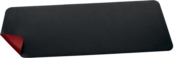 SIGEL Schreibtischunterlage Lederimitat schwarz/rot