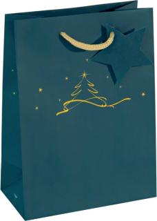 5 SIGEL Geschenktaschen Christmas tree Motiv 17,0 x 23,0 cm