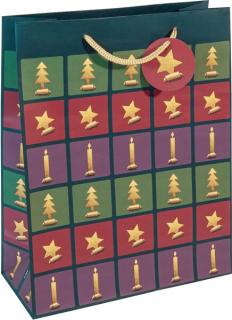 Geschenktasche Large, Cut-out-Style mit Mattlack und Geschenkeanhänger