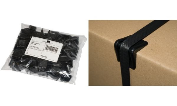 SMARTBOXPRO Kantenschutzecken, für Umreifungsband, schwarz (71600197)