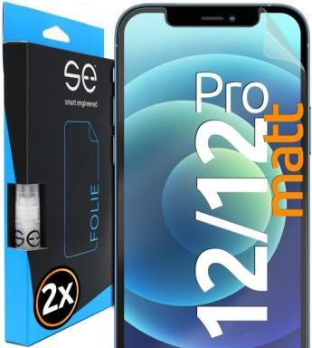 SMART ENGINEERED 2x3D Screen Protector for Apple iPhone 12/12 Pro matte