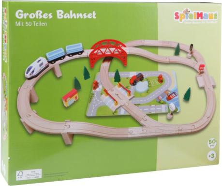 SMH Eisenbahn-Spielset 50-teilig, Nr: 42523381