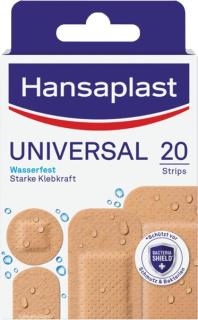 Hansaplast Universal Strips, 20 Stück in 4 Größen.