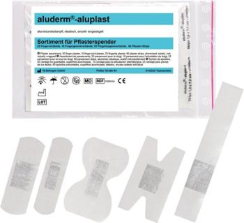 Nachfüllset für Pflasterspender orange aluderm®-aluplast, komplett