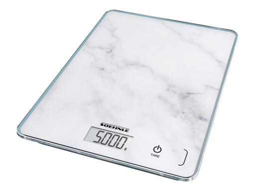 SOEHNLE Page Compact 300 Marble Digitale Küchenwaage digital Grau