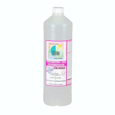 SOLUTION Nr. 4, Wollteppichreiniger | 1 Liter  <br>Reinigungskonzentrat für textile Oberflächen aus Wolle