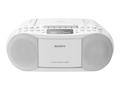 SONY CFD-S70W Boombox CD Kassette Radio weiß