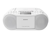 SONY CFD-S70W Boombox CD Kassette Radio weiß