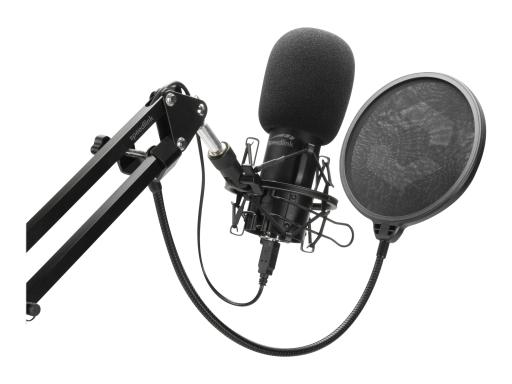 SPEED-LINK Volity Ready USB-Studiomikrofon Schwarz