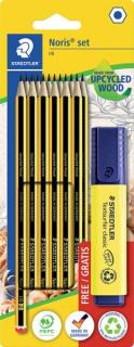 STAEDTLER Bleistift-Set Noris + GRATIS Textmarker