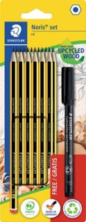 STAEDTLER Bleistift-Set Noris + GRATIS Permanent-Marker 318F