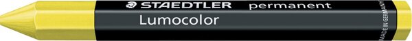 STAEDTLER Signierkreide Lumocolor permanent omnigraph, gelb Universalkreide, wa