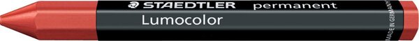 STAEDTLER Signierkreide Lumocolor permanent omnigraph, rot Universalkreide, was