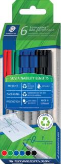 STAEDTLER Lumocolor NonPermanent-Marker 316F, 6er Etui