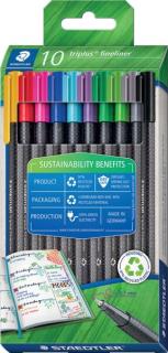 STAEDTLER Fineliner triplus, 10er Kartonetui