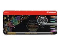 Image STABILO_Fasermaler_Pen_68_metallic_8er_Metall-Etui_img5_4075574.jpg Image