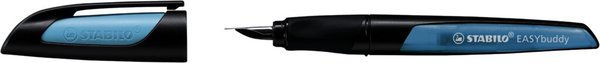 STABILO Füllhalter EASYbuddy L, Linkshänder, schwarz/blau