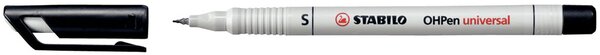 STABILO Folienstift OHPen universal, wasserlöslich, schwarz Strichstärke: 0,4 m