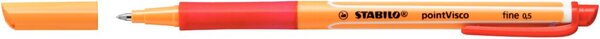 STABILO Gel-Roller pointVisco, Strichstärke: rot Rollerball mit Gel-Formel, sch