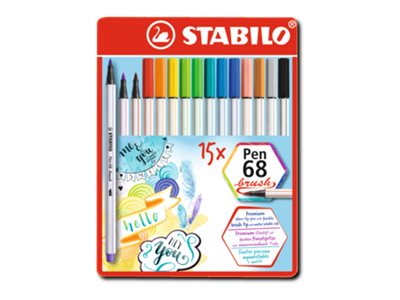 Image STABILO_Pinselstift_Pen_68_brush_15er_Metall-Etui_img3_4075548.jpg Image