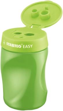 STABILO Spitzdose EASYsharpener, für Rechtshänder, grün für 3 verschiedene Mine