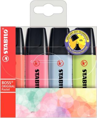 Image STABILO_Textmarker_BOSS_ORIGINAL_Pastel_4er_img4_4044441.jpg Image