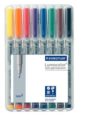 STAEDTLER 316 WP8 Schwarz - Blau - Braun - Grün - Rot - Violett - Gelb Marker (