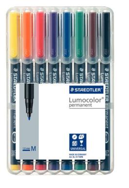 STAEDTLER 317 WP8 - Schwarz - Blau - Braun - Grün - Orange - Rot - Violett - Ge